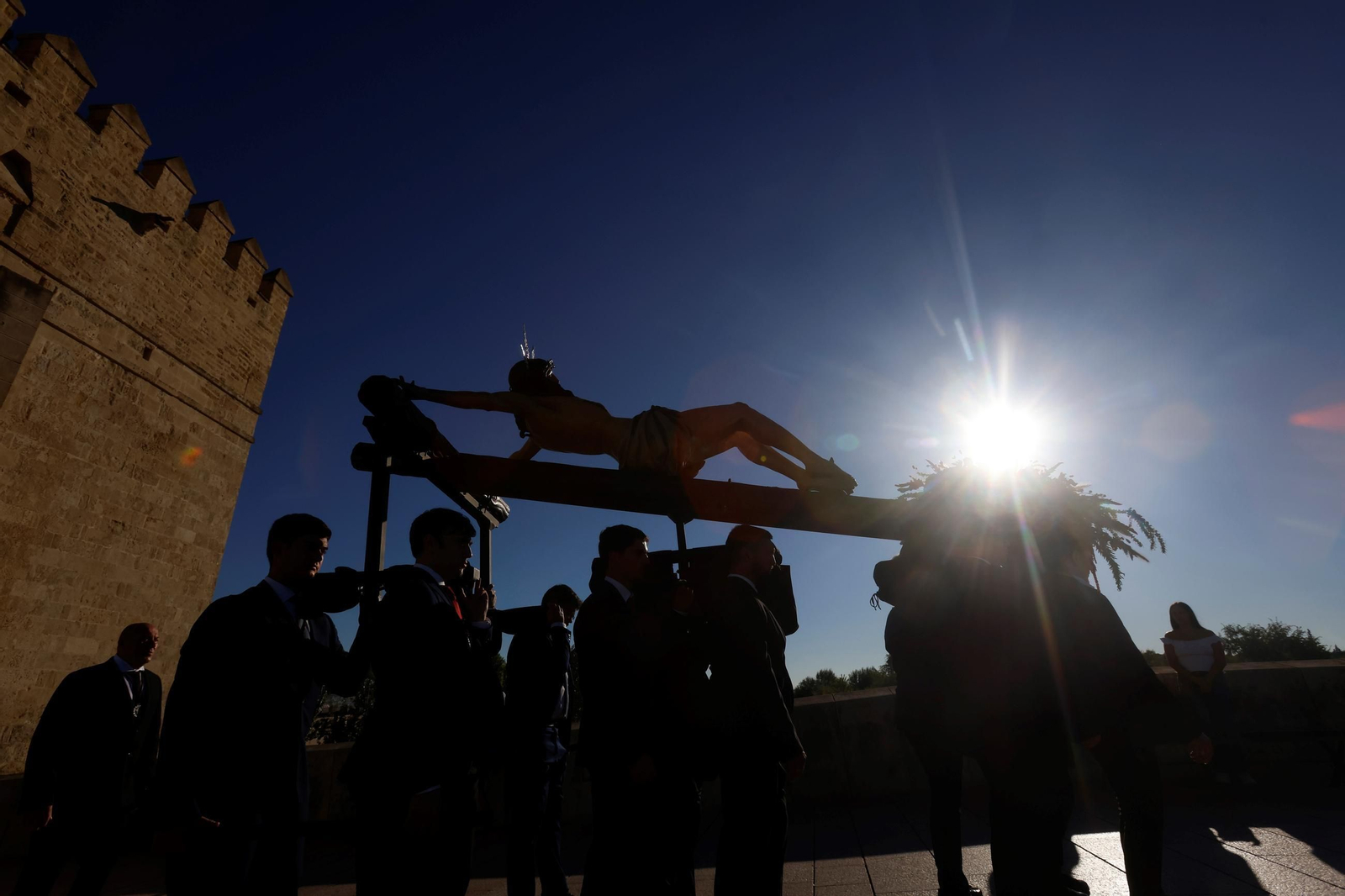 Santísimo Cristo de la Caridad de Pozoblanco, en el Magno Vía Crucis de Córdoba