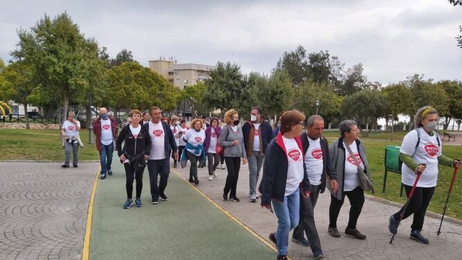 Una caminata contra el tabaquismo en una imagen de archivo.