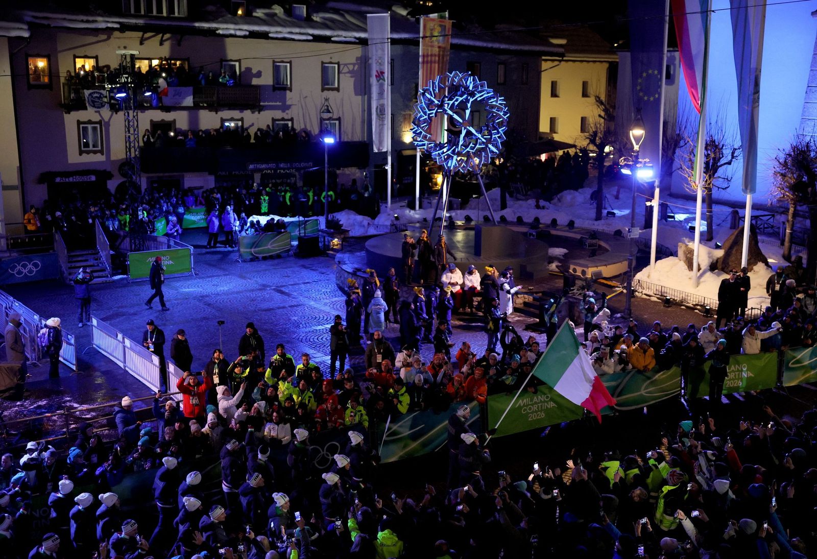 Las fotos de la inauguración de los Juegos Olímpicos de invierno de 2026