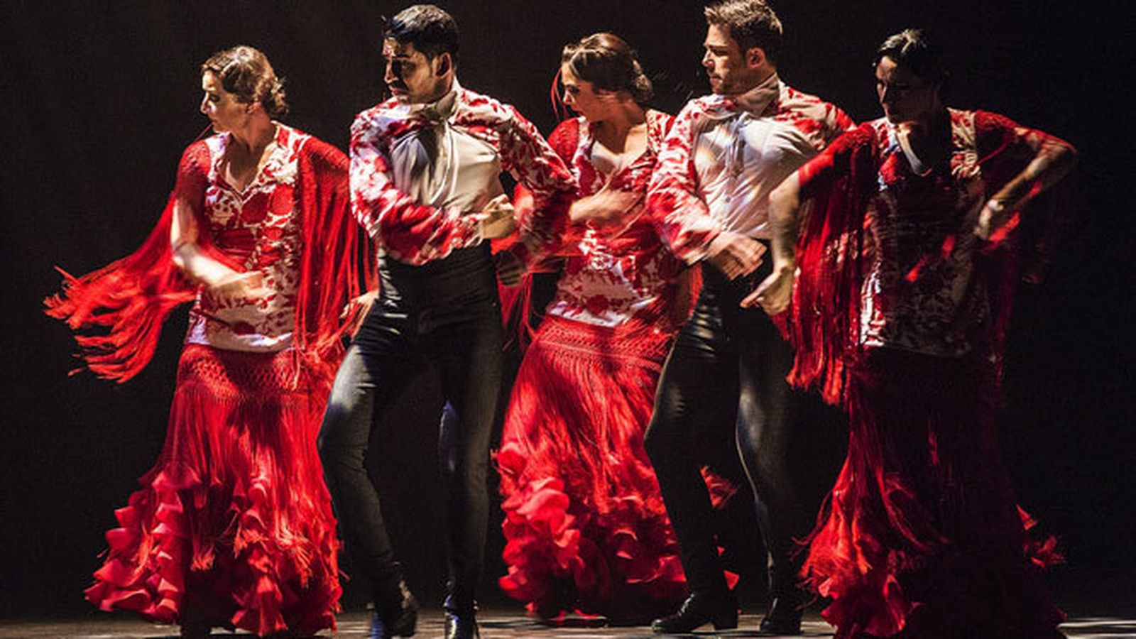 Rojas y Rodríguez sobre las tablas del Teatro Villamarta de Jerez.