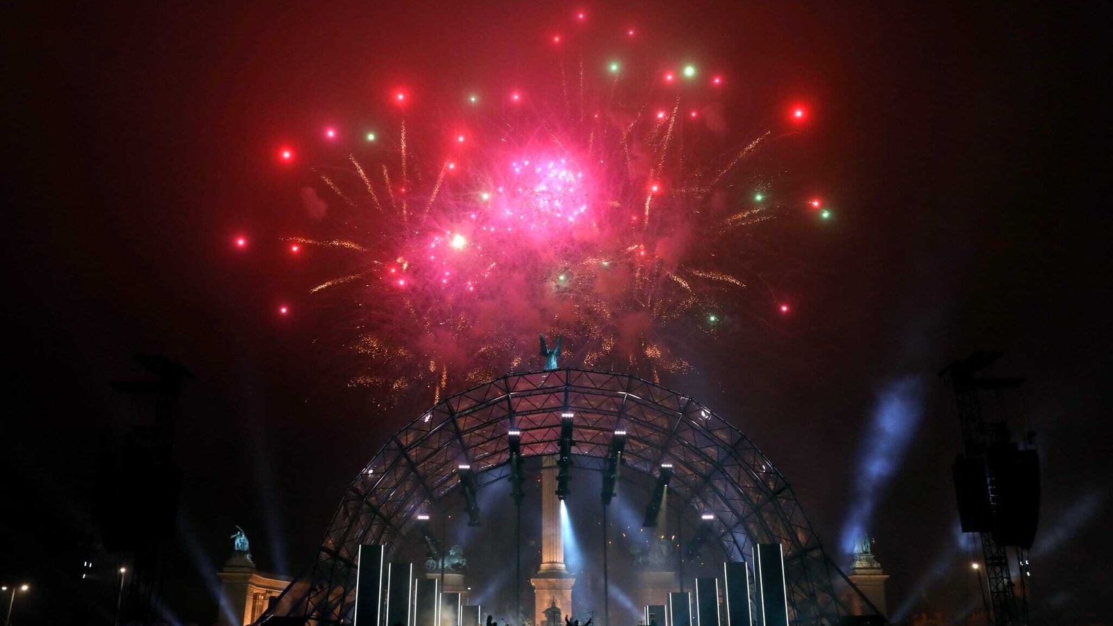 Concierto de One Republic del sábado en la Plaza de los Héroes de Budapest.