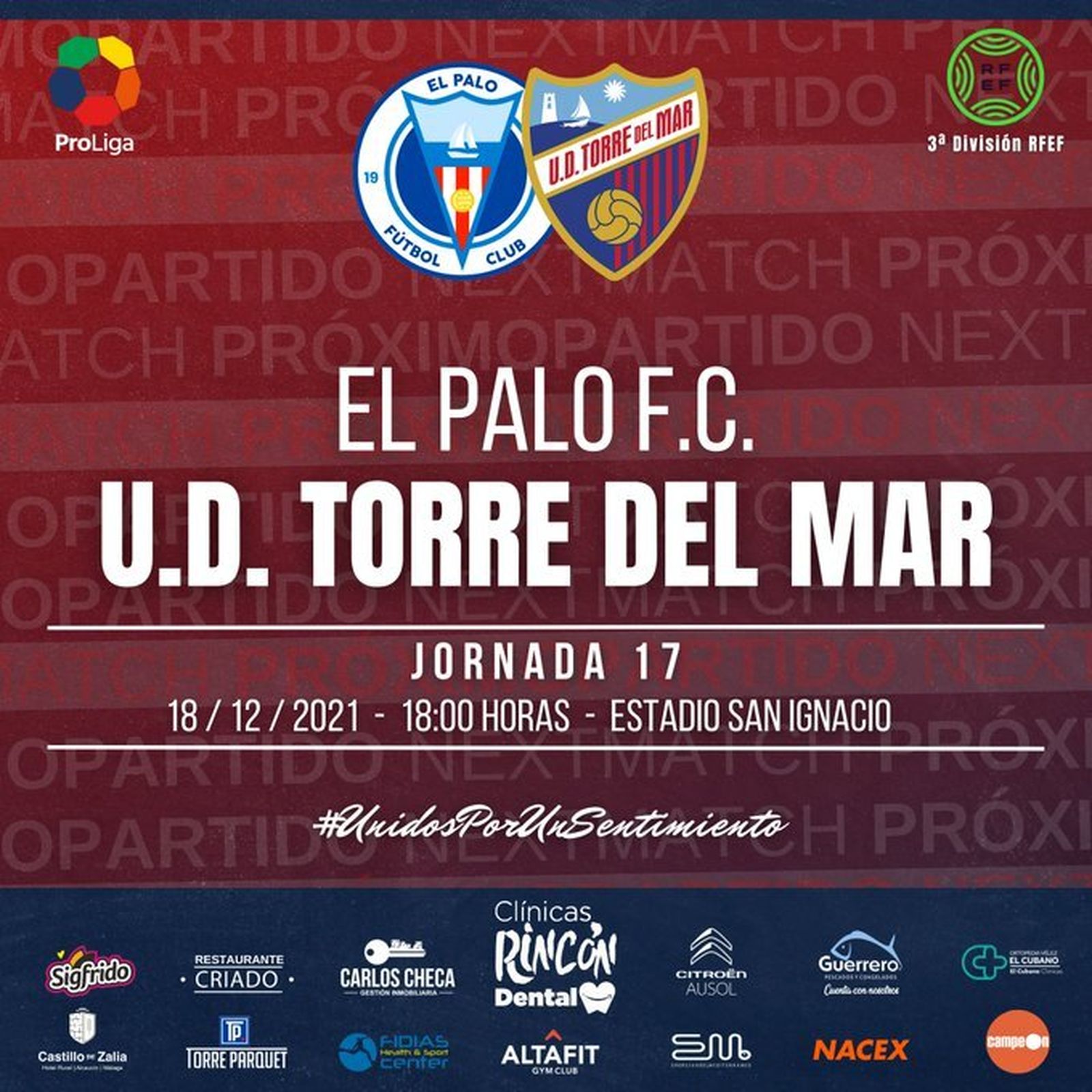 Cartel previo del El Palo-Torre del Mar.