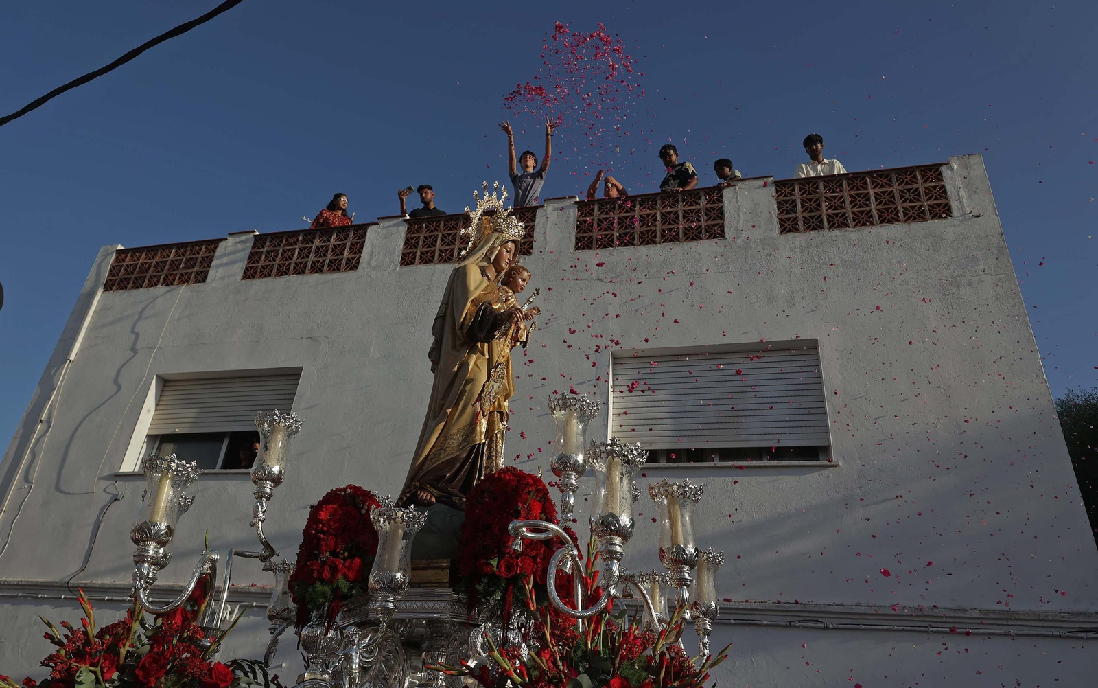 Fotos de la procesión de la virgen del Carmen en Palmones