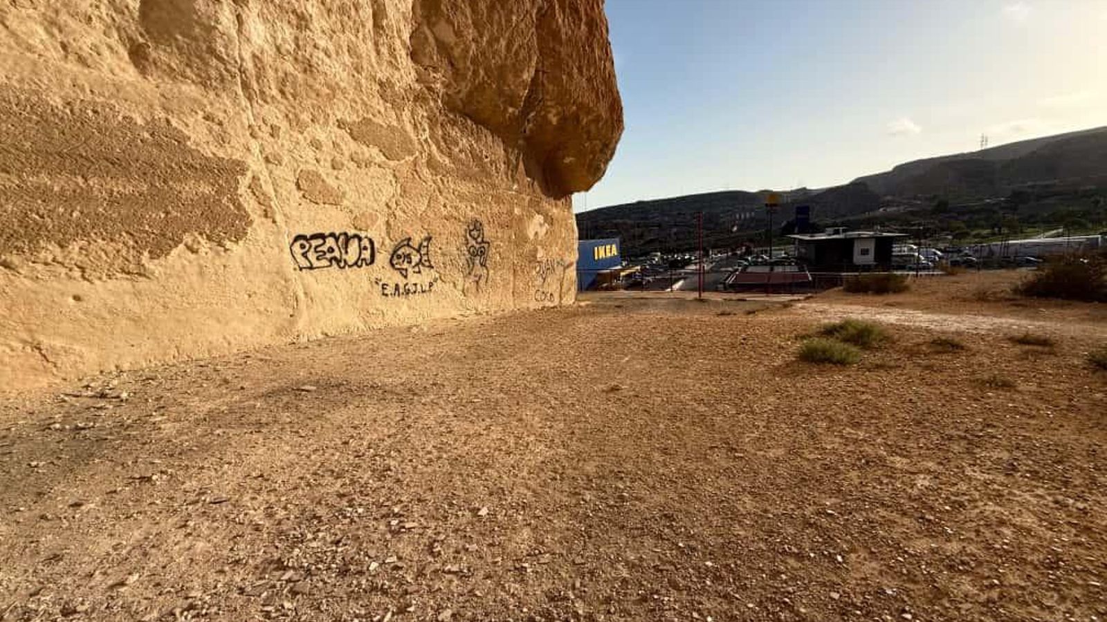 Pintadas en las cuevas.