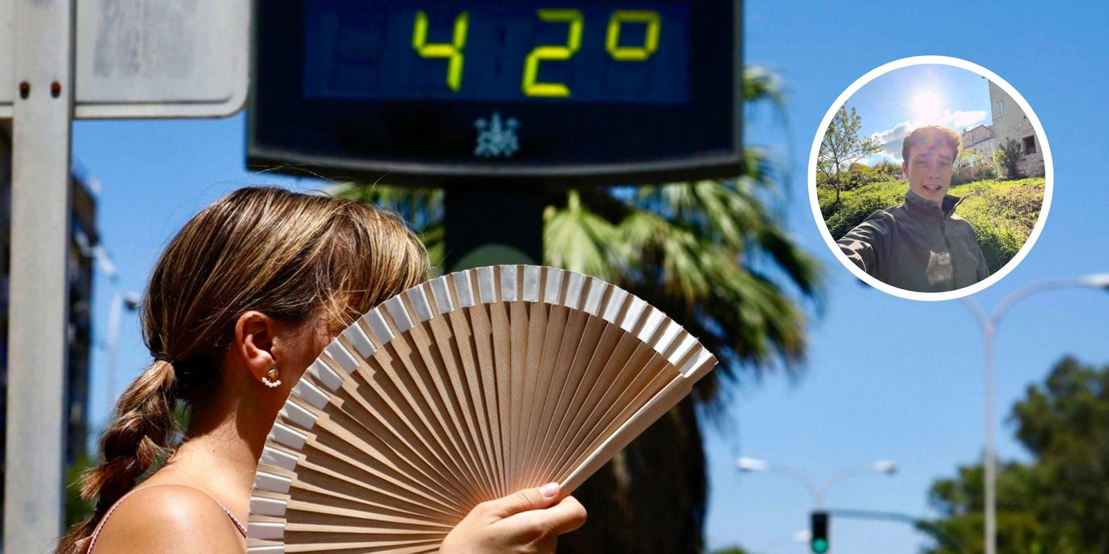 Jorge Rey opina que los termómetros de las ciudades pueden verse "alterados" por el efecto de isla de calor.