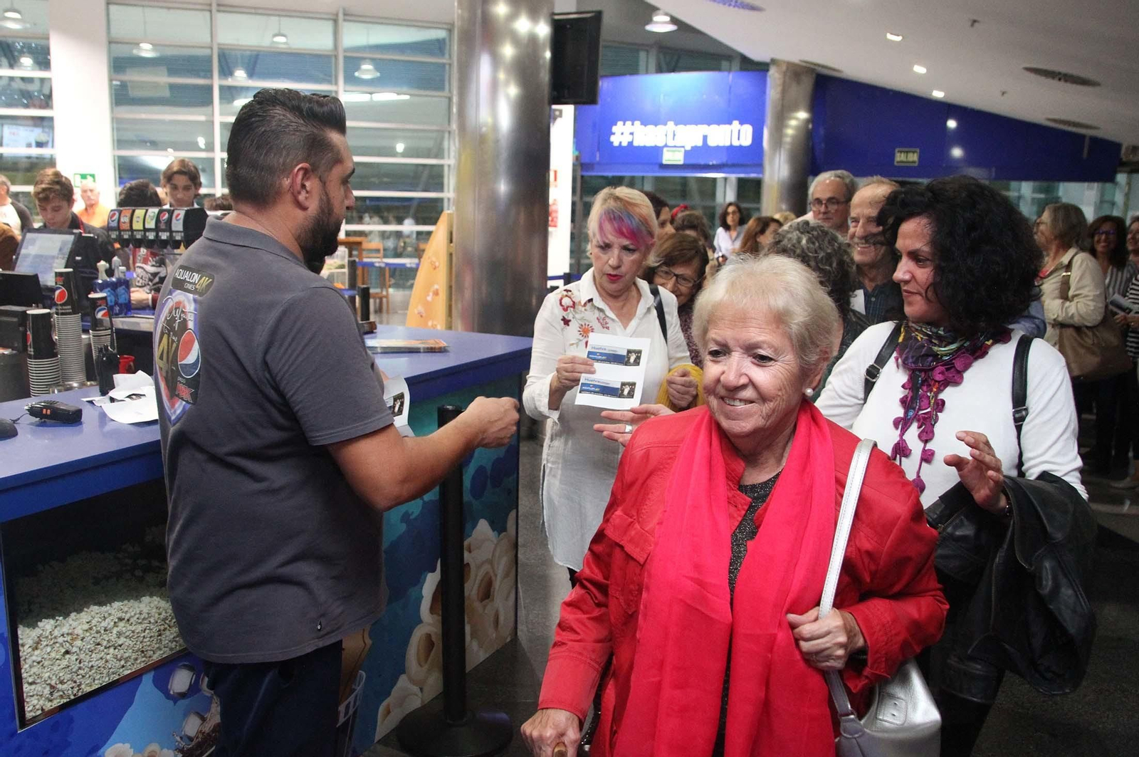 Imágenes de la proyección de la película Bernarda en CineBox Aqualon