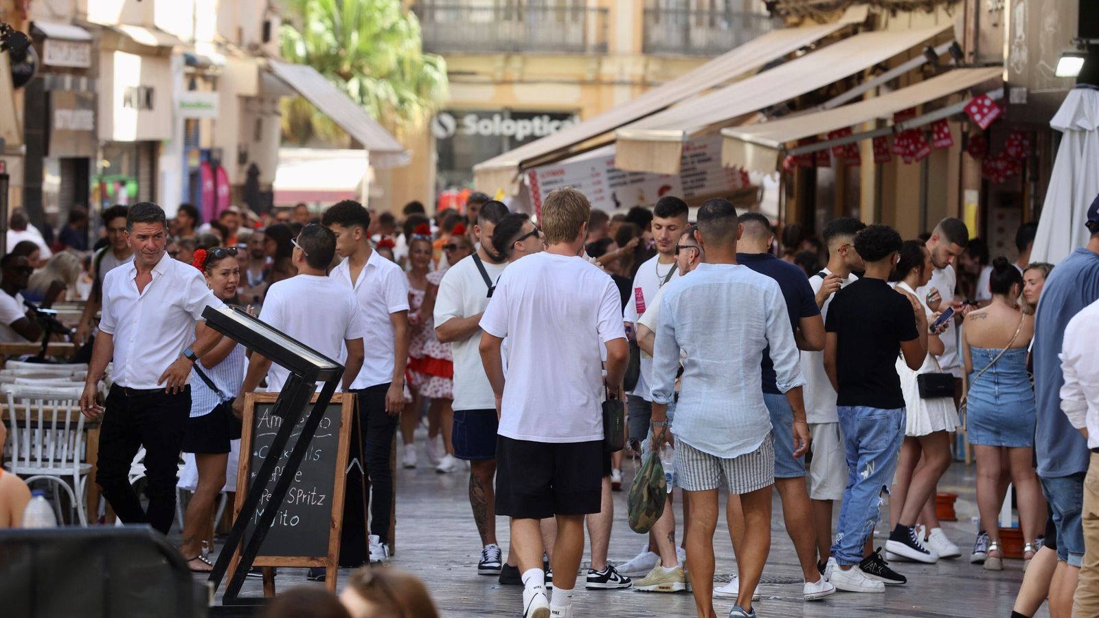 Las calles del Centro durante la Feria de Día.