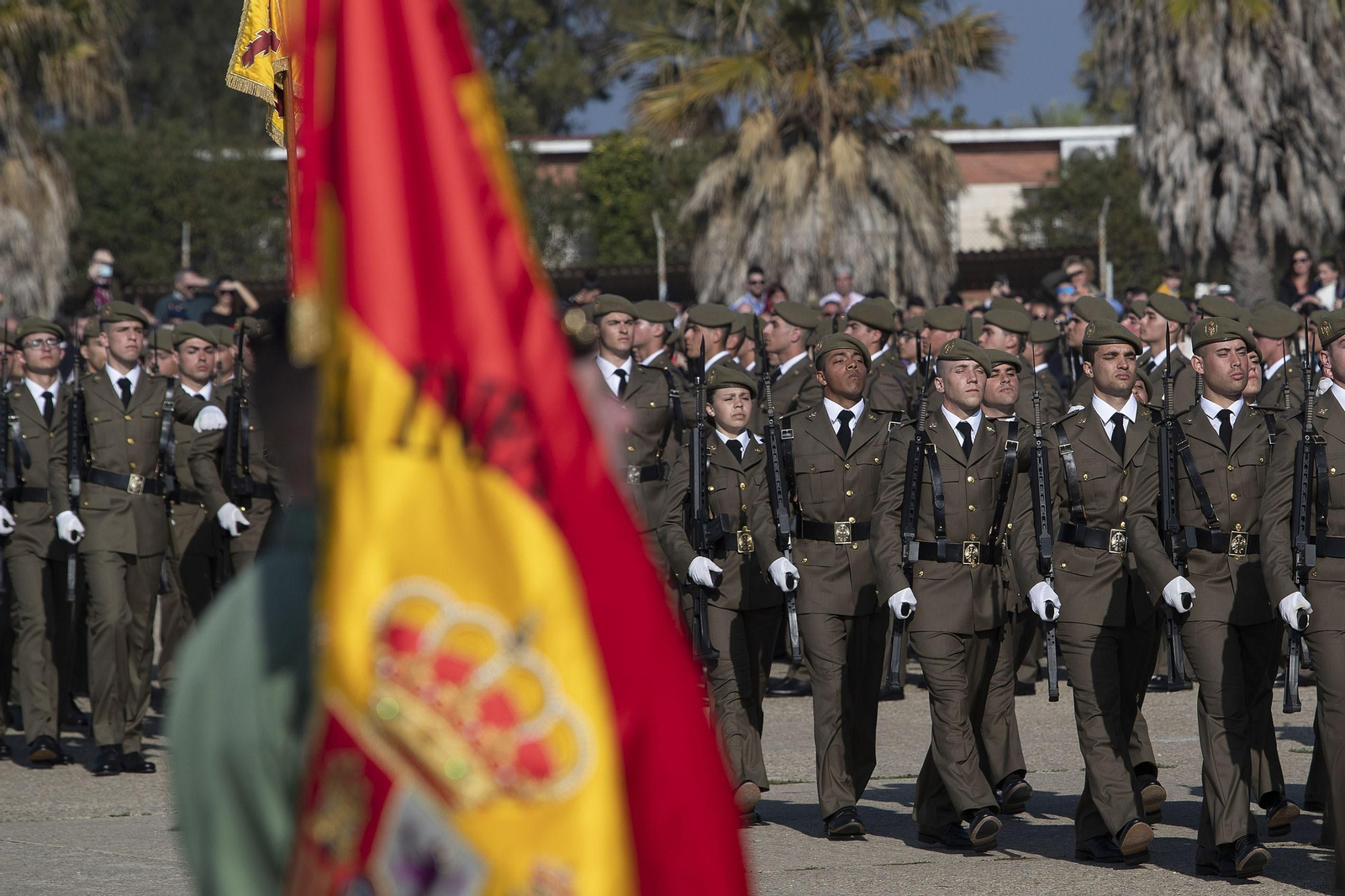 Imágenes de la jura de bandera en Camposoto