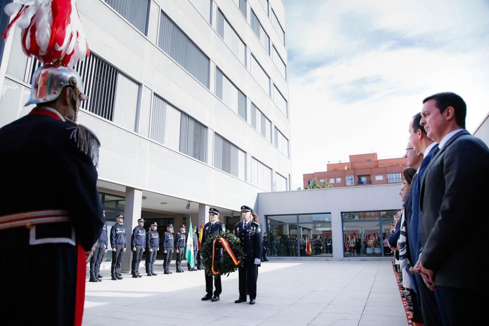 Las imágenes del la celebración de San Esteban en la Jefatura de la Policía Local