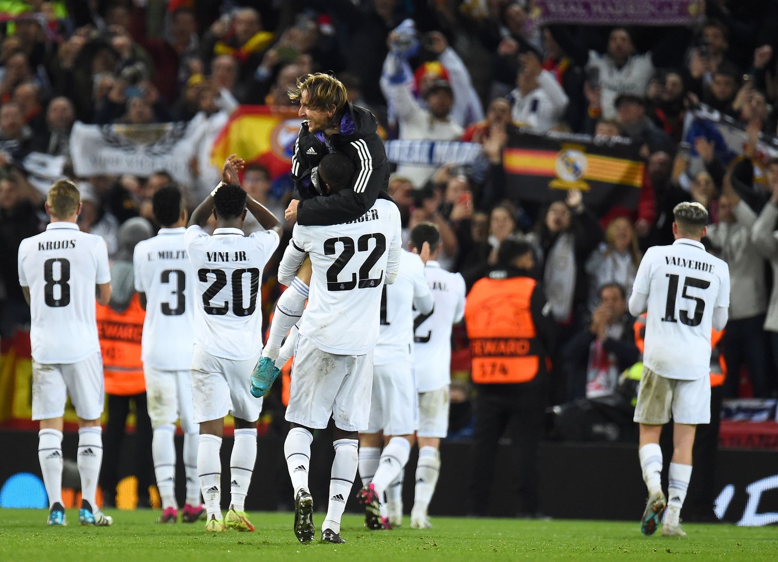 Las fotos de la remontada del Real Madrid al Liverpool