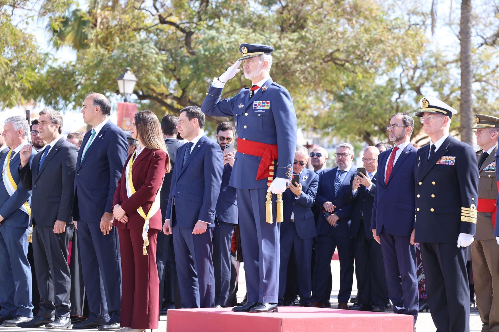 Fotografías del Acto Militar presidido por S.M. el Rey Felipe VI con motivo del centenario del Plus Ultra