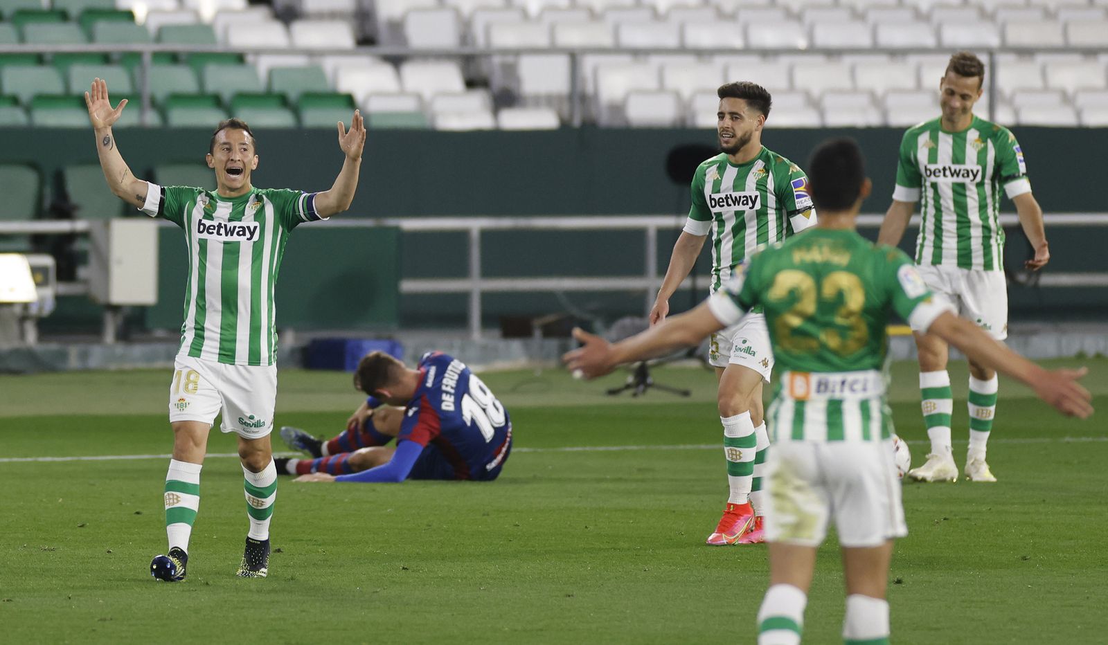 Las imágenes del Betis-Levante