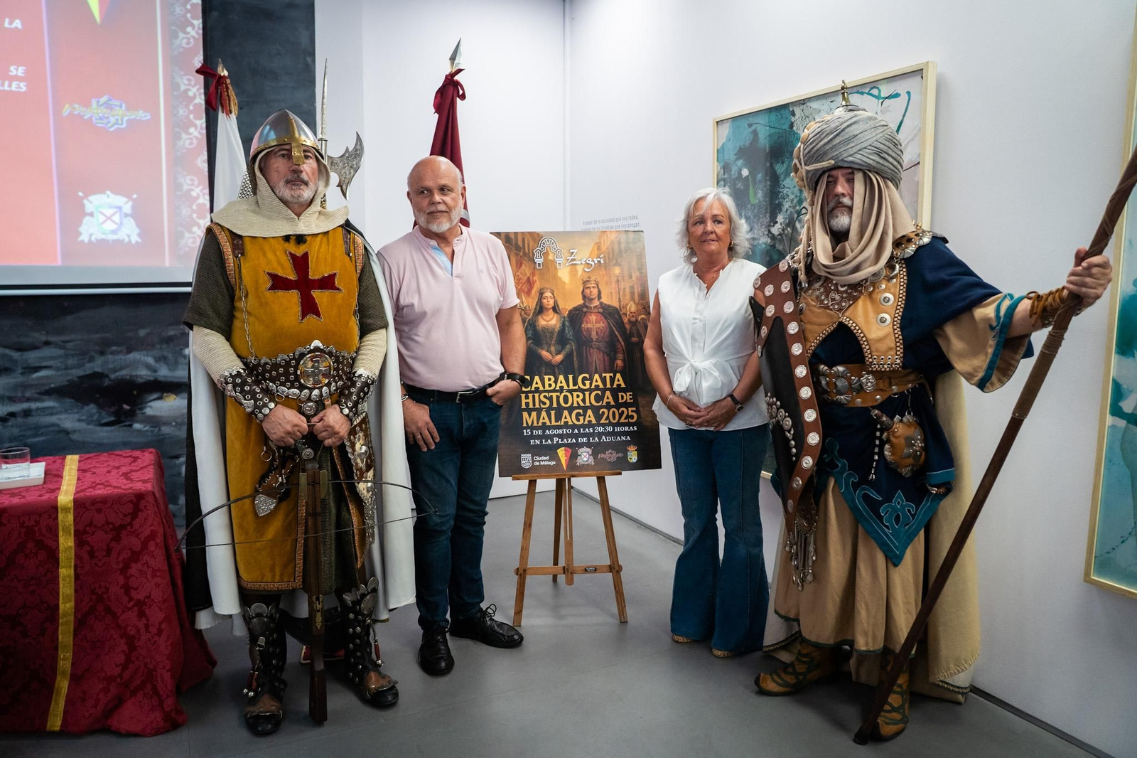 Presentación de la Cabalgata Histórica de Málaga 2025.
