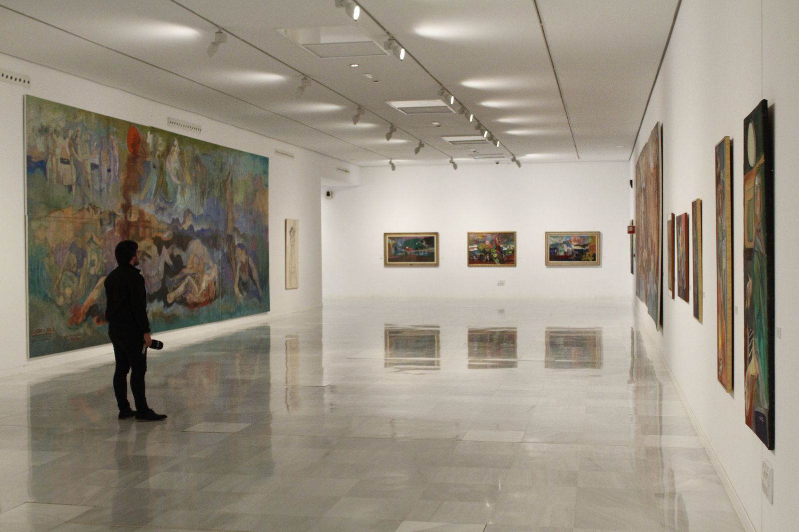 Sala de exposiciones del Museo de la Memoria de CajaGranada.