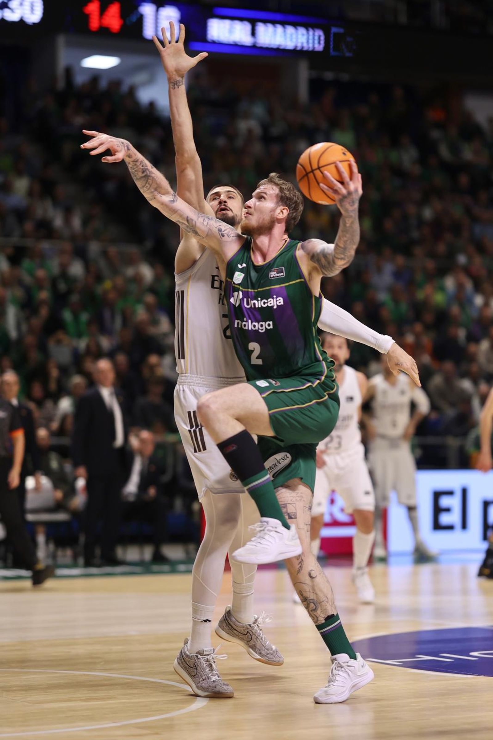 Unicaja-Real Madrid, en fotos