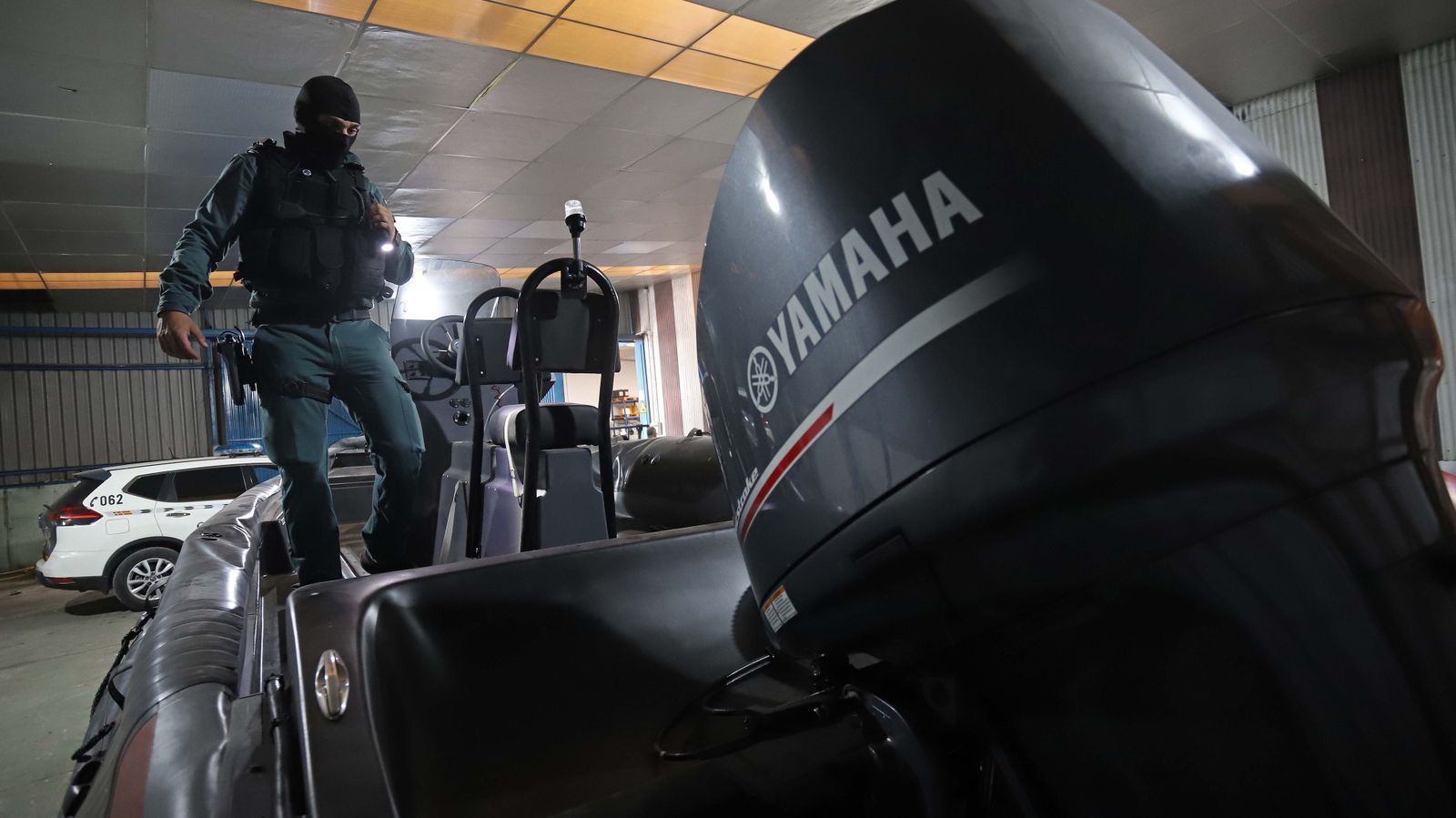 Fotos de los registros de la Guardia Civil en El Cobre