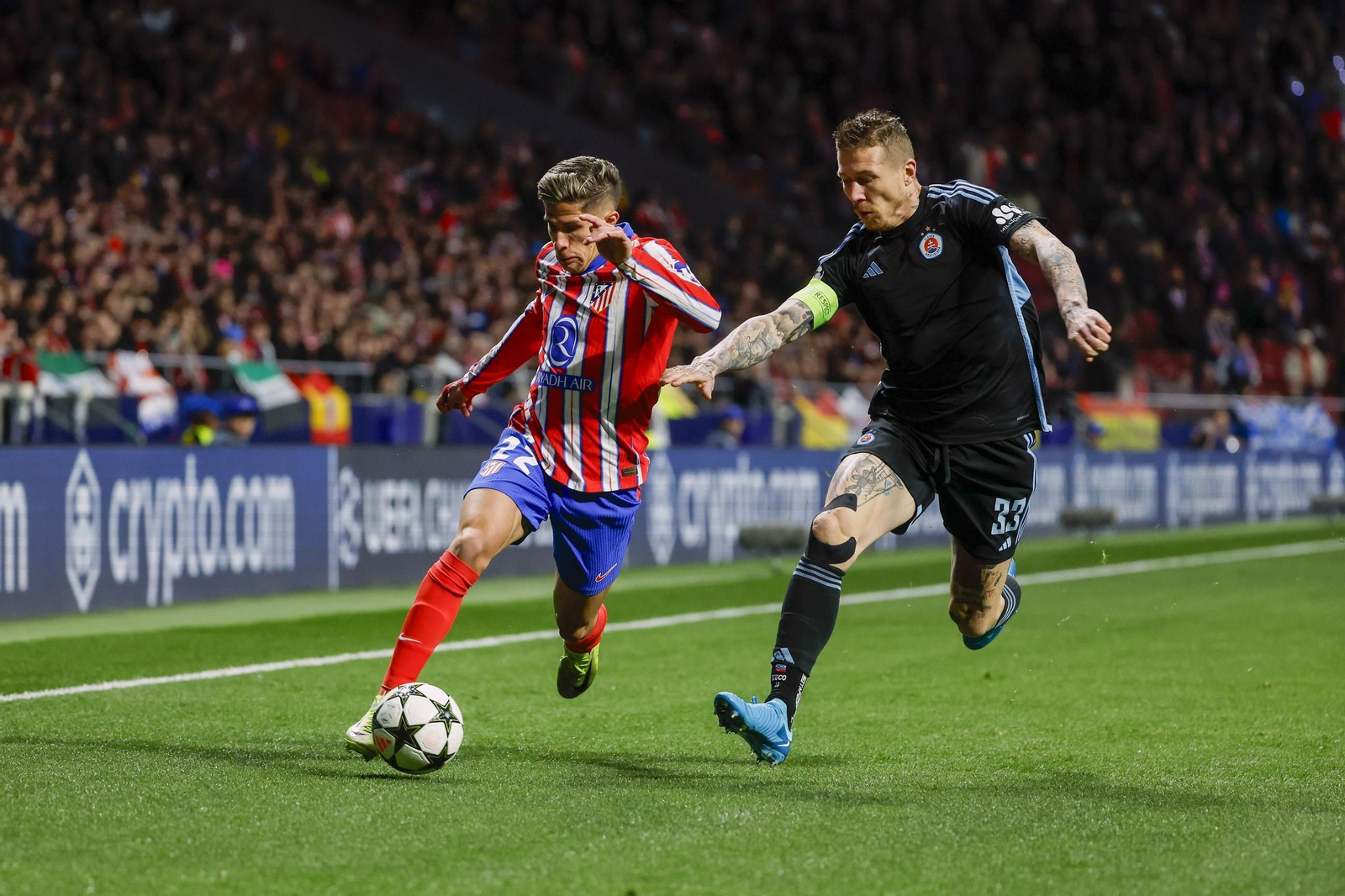 Las fotos del Atlético de Madrid - Slovan de Bratislava