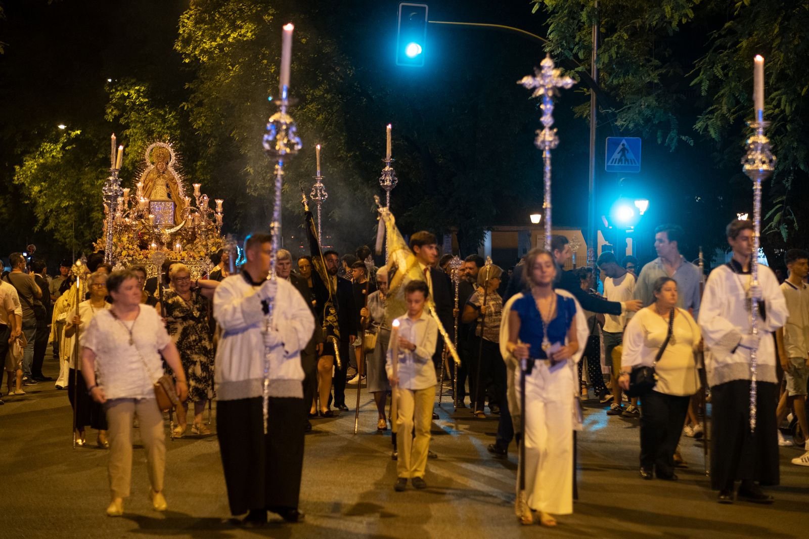 Las imágenes de la procesión de la Virgen del Juncal