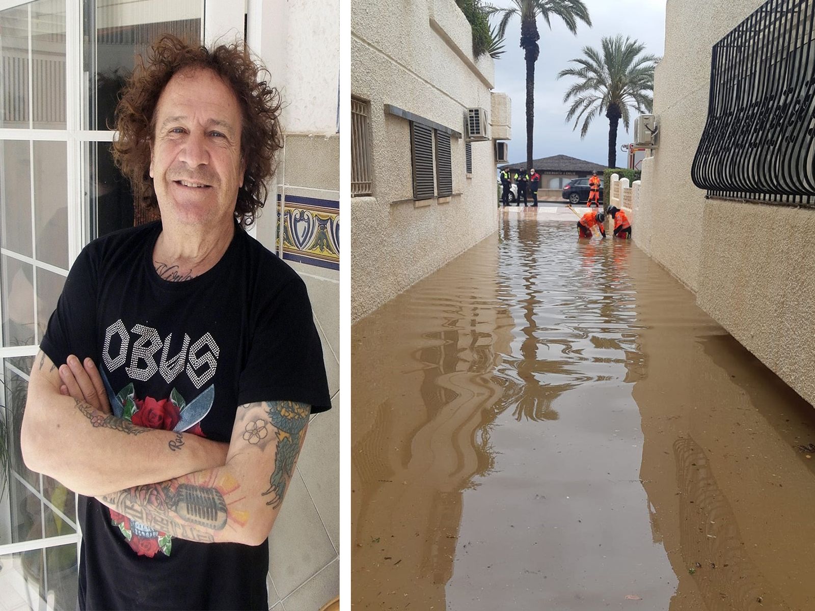 Fortu Sánchez, de Obús: "Me he encontrado mi casa de Aguadulce inundada"