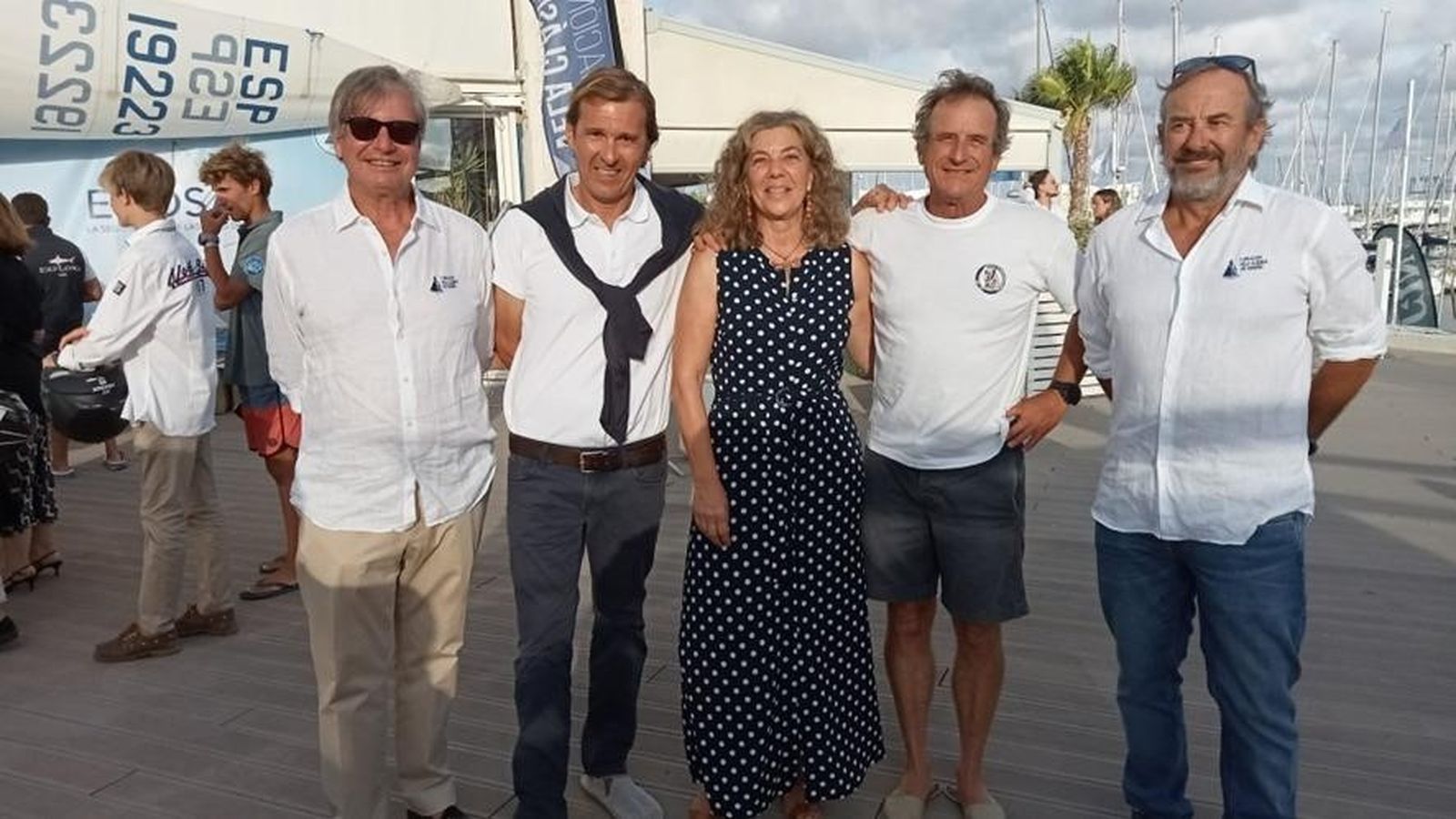 Petete Rubio, Gonzalo Botín, Valle de la Riva, Tito Galnares y Javier Gorbeña.