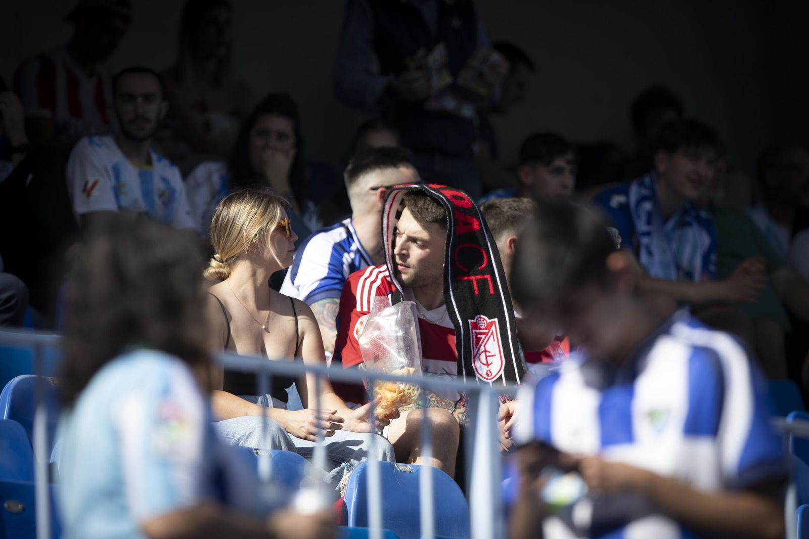 Las imágenes del partido entre el Málaga y el Granada CF