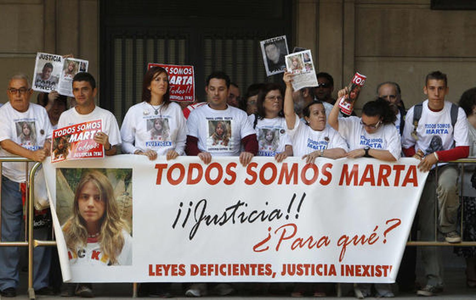 Primera jornada del juicio por la muerte y violación de Marta del Castillo.  Foto: Juan Ferreras (Efe)