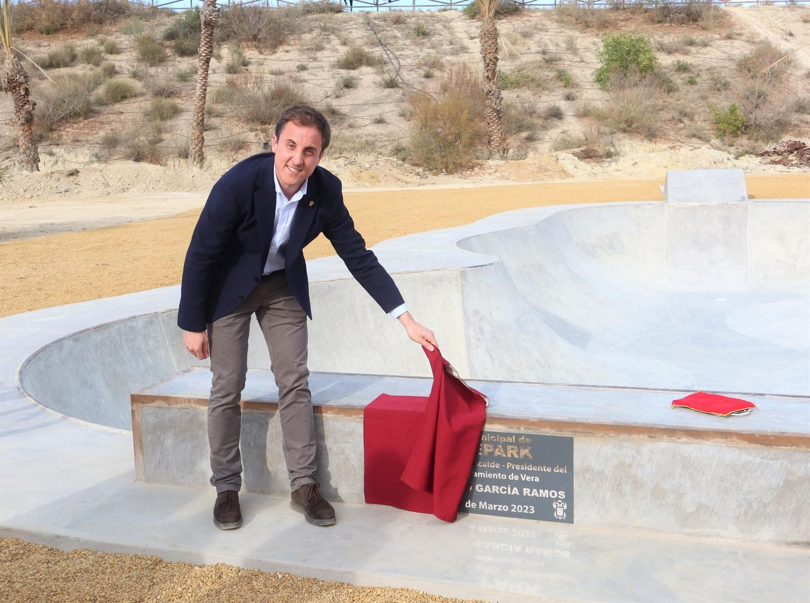 Inauguración del nuevo skate park en el Parque de la Rambla de Vera