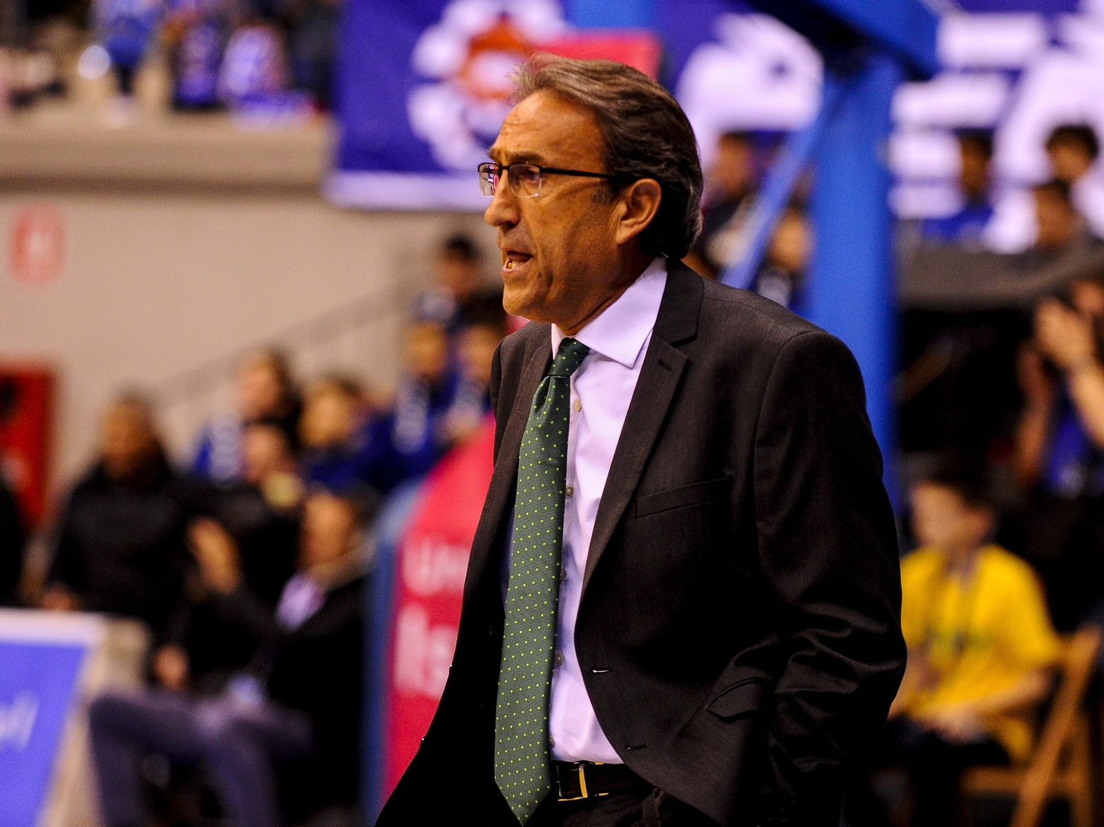 Luis Casimiro, durante el partido.