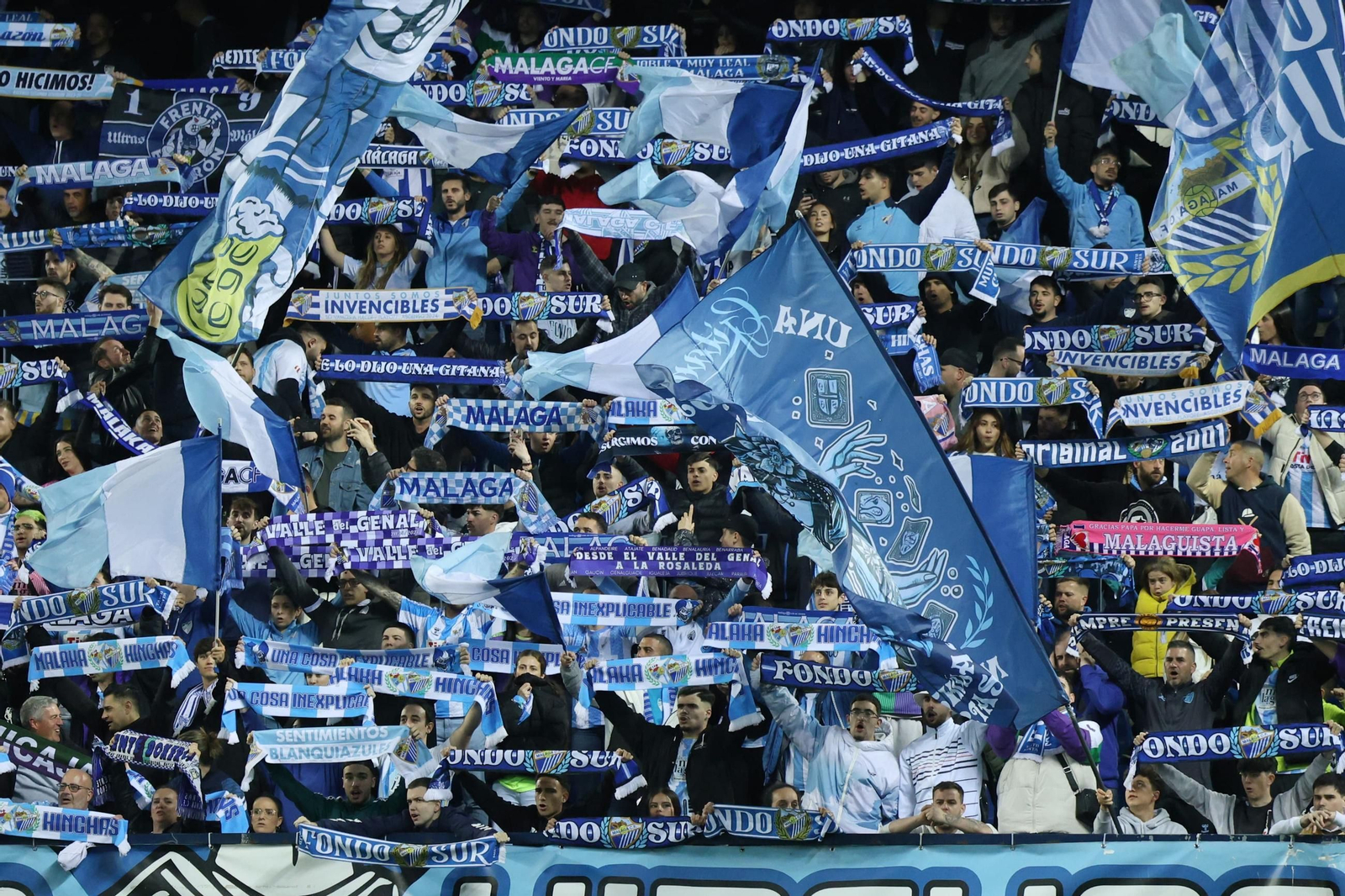 Búscate en las gradas de La Rosaleda en el Málaga-Tenerife