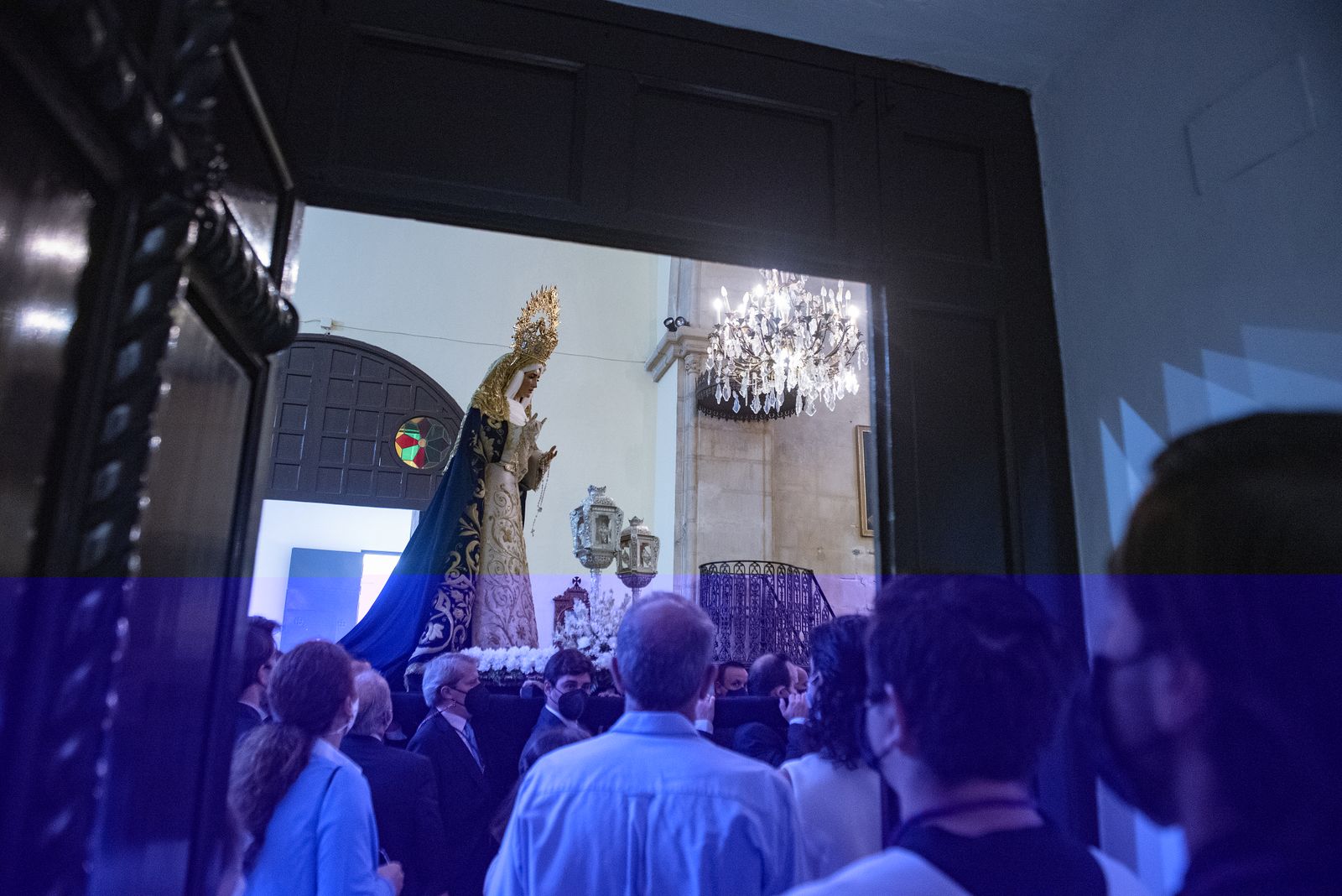 Rosario de la aurora con la Virgen del Dulce Nombre