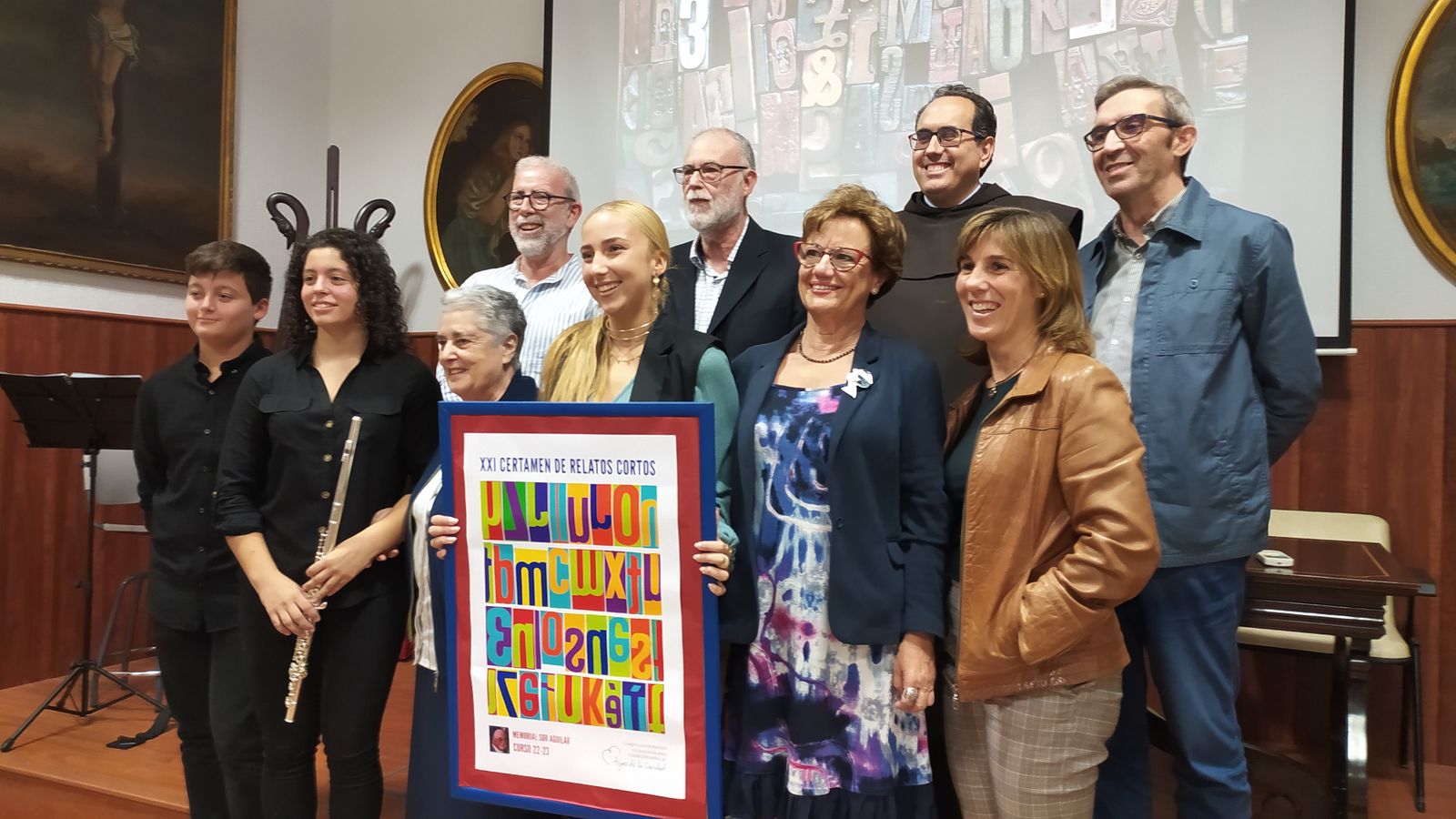Presentación en el Liceo isleño del Memorial Sor Aguilar.