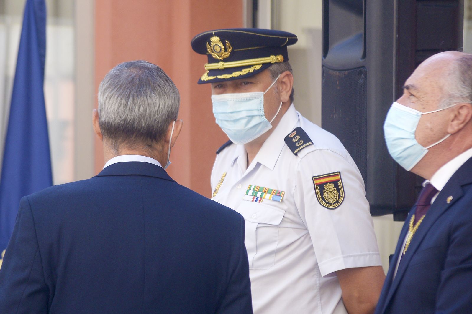 Fotos de la toma de posesion del cargo del nuevo comisario de la Policía Nacional