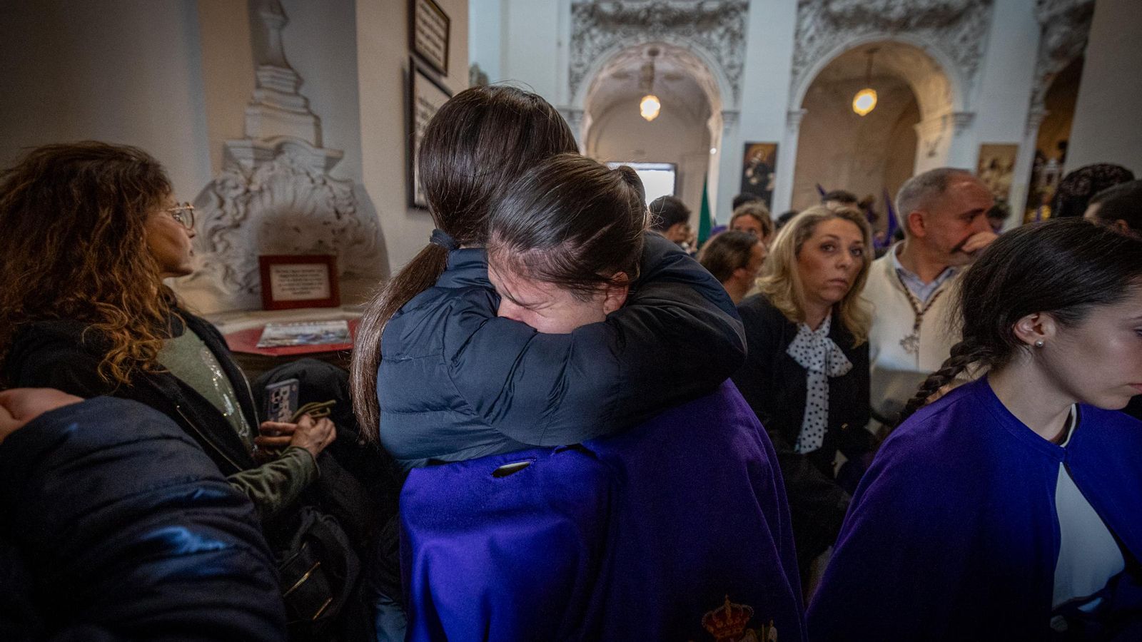 Las imágenes de la cofradía de Cigarreras en la Semana Santa de Cádiz de 2024