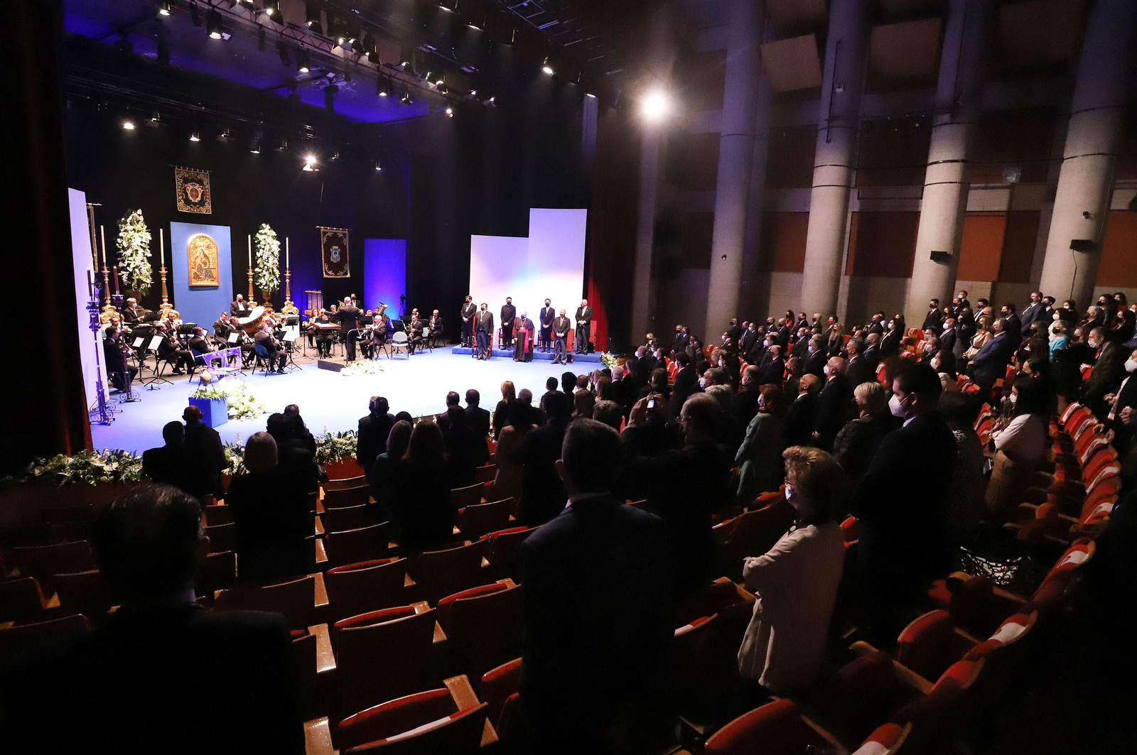 Imágenes del Pregón de la Semana Santa de Huelva 2021 de Eduardo Sugrañes