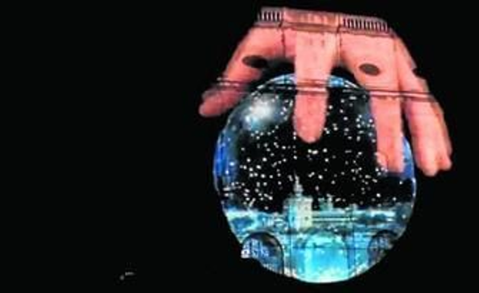 La nieve virtual del año pasado, que se aprecia en la foto, se convertirá en real, aunque artificial, esta Navidad.