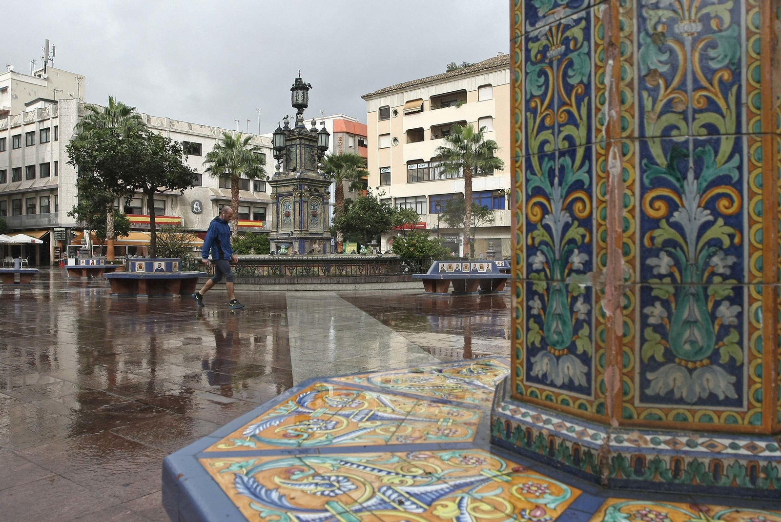 Comienza la restauración de la Plaza Alta