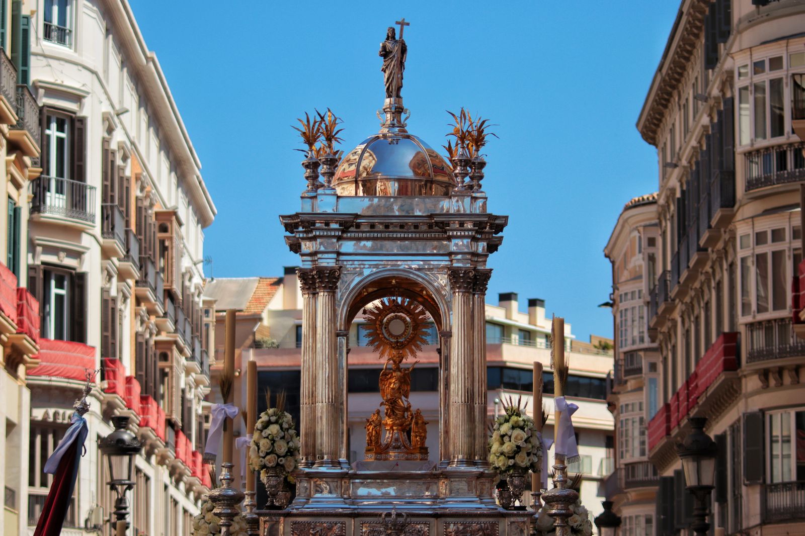 La imágenes de la procesión del Corpus Christi este domingo en Málaga