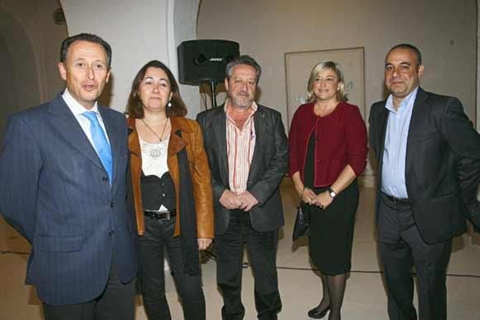 Marieta Cantos, Alberto Ramos, Hilda Martín y Guillermo Ruiz posan para el fotógrafo.

Foto: Joaquin Pino/Julio Gonzalez
