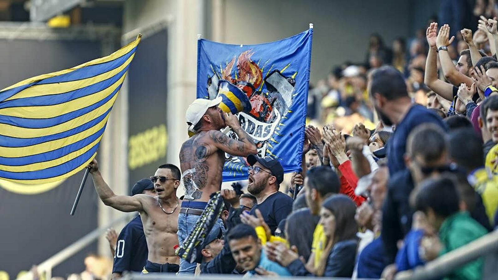 Imágenes del partido de fútbol Cádiz CF - CD Lugo