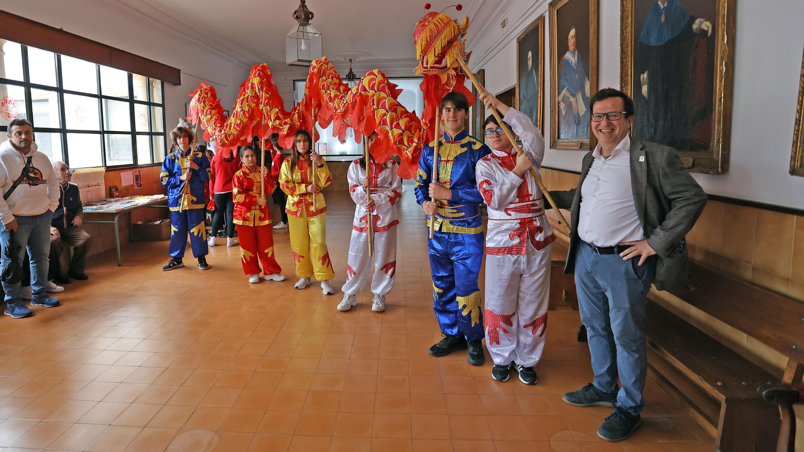 Celebración del Año Nuevo Chino en el IES Coloma de Jerez