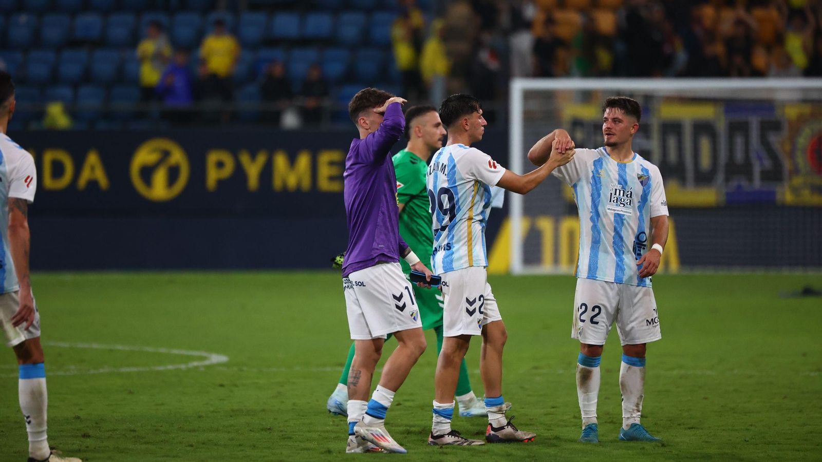 El Cádiz - Málaga CF, en fotos