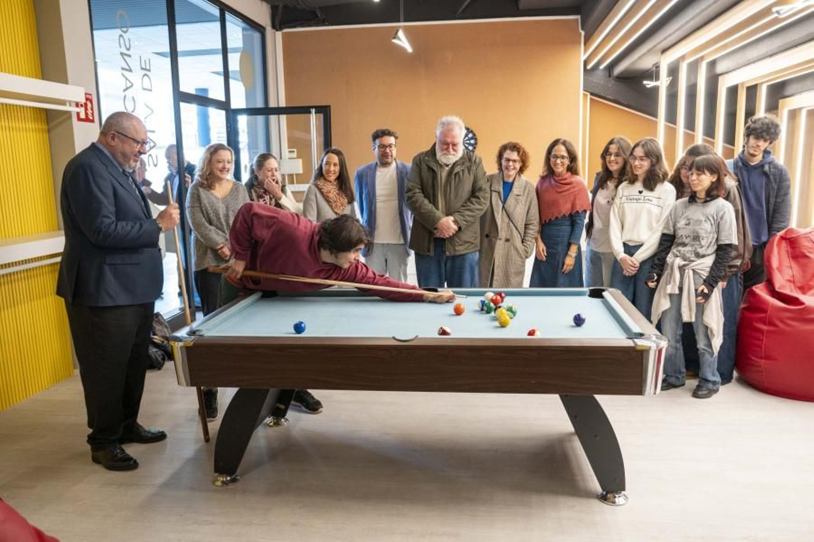 Inauguración de la sala de descanso de Rabanales.