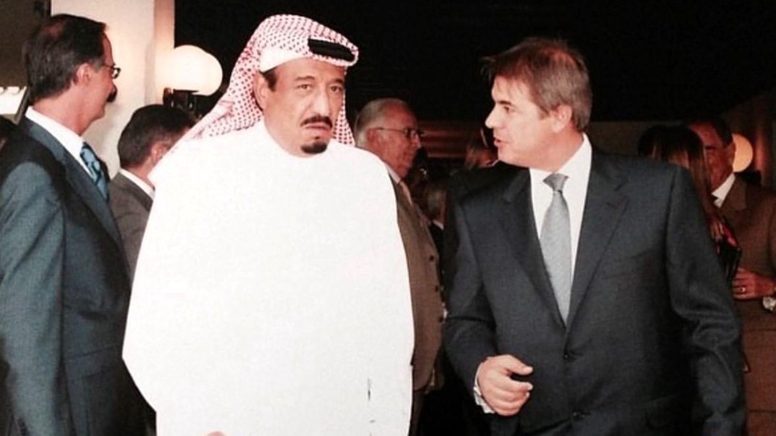 El príncipe Salman y Miguel Gomez Molina.
