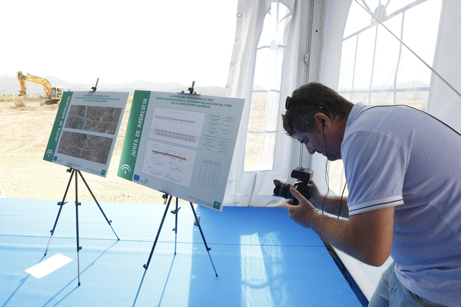 Fotogalería colocación primera piedra cuarto tramo Autovía del Almanzora