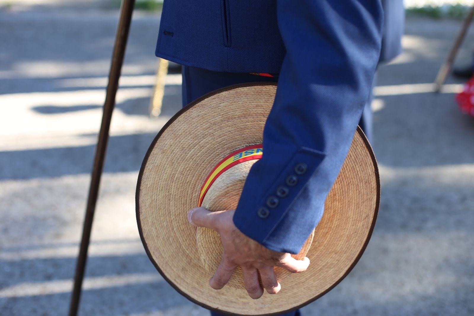 La salida hacia El Rocío de la Hermandad Castrense