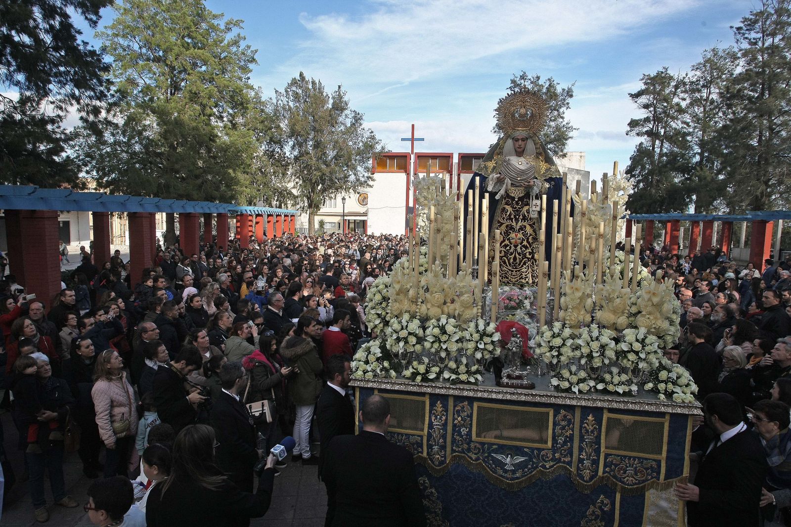 Las imágenes de las Tres Caídas en Algeciras