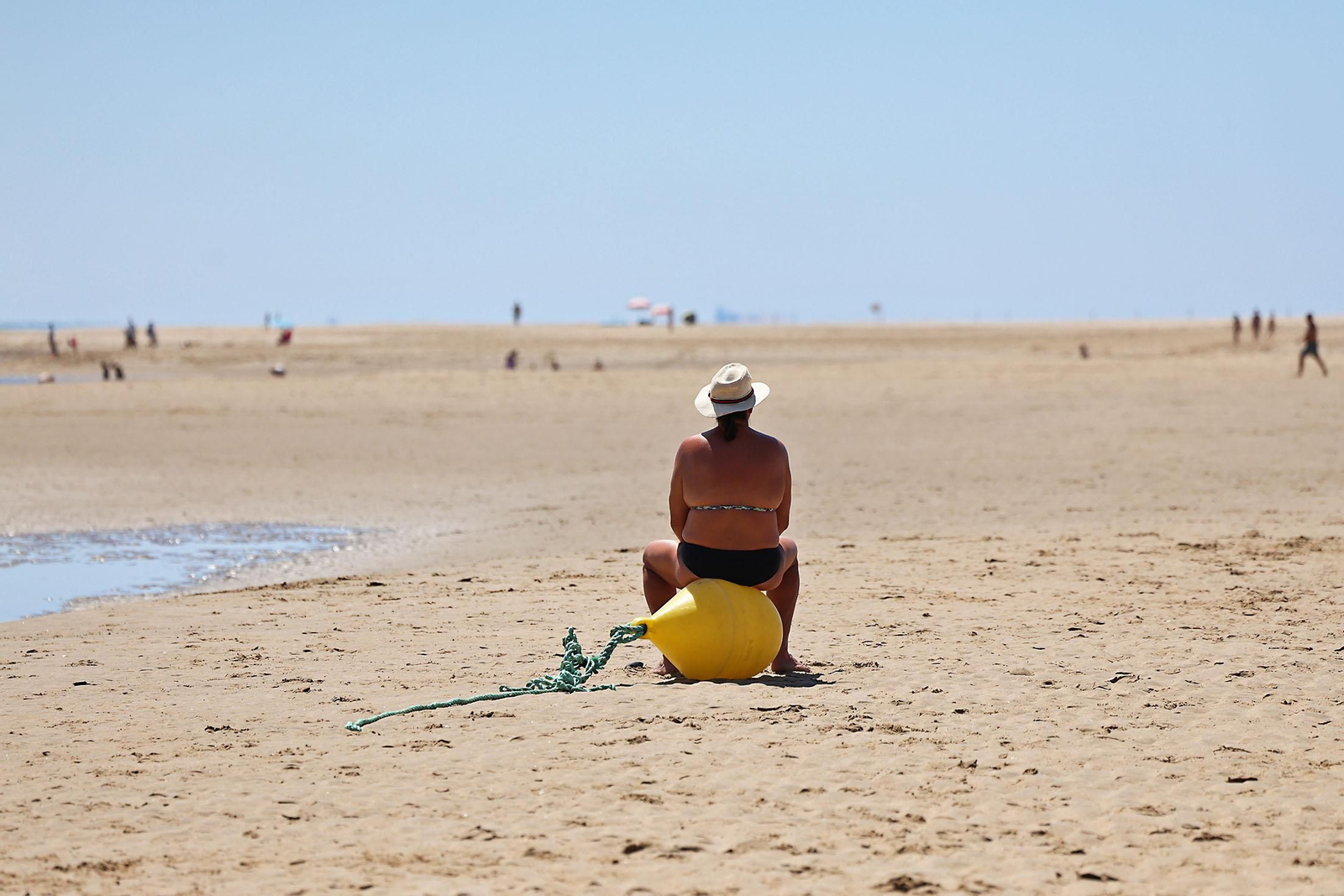 Las imágenes del domingo de playa en Huelva