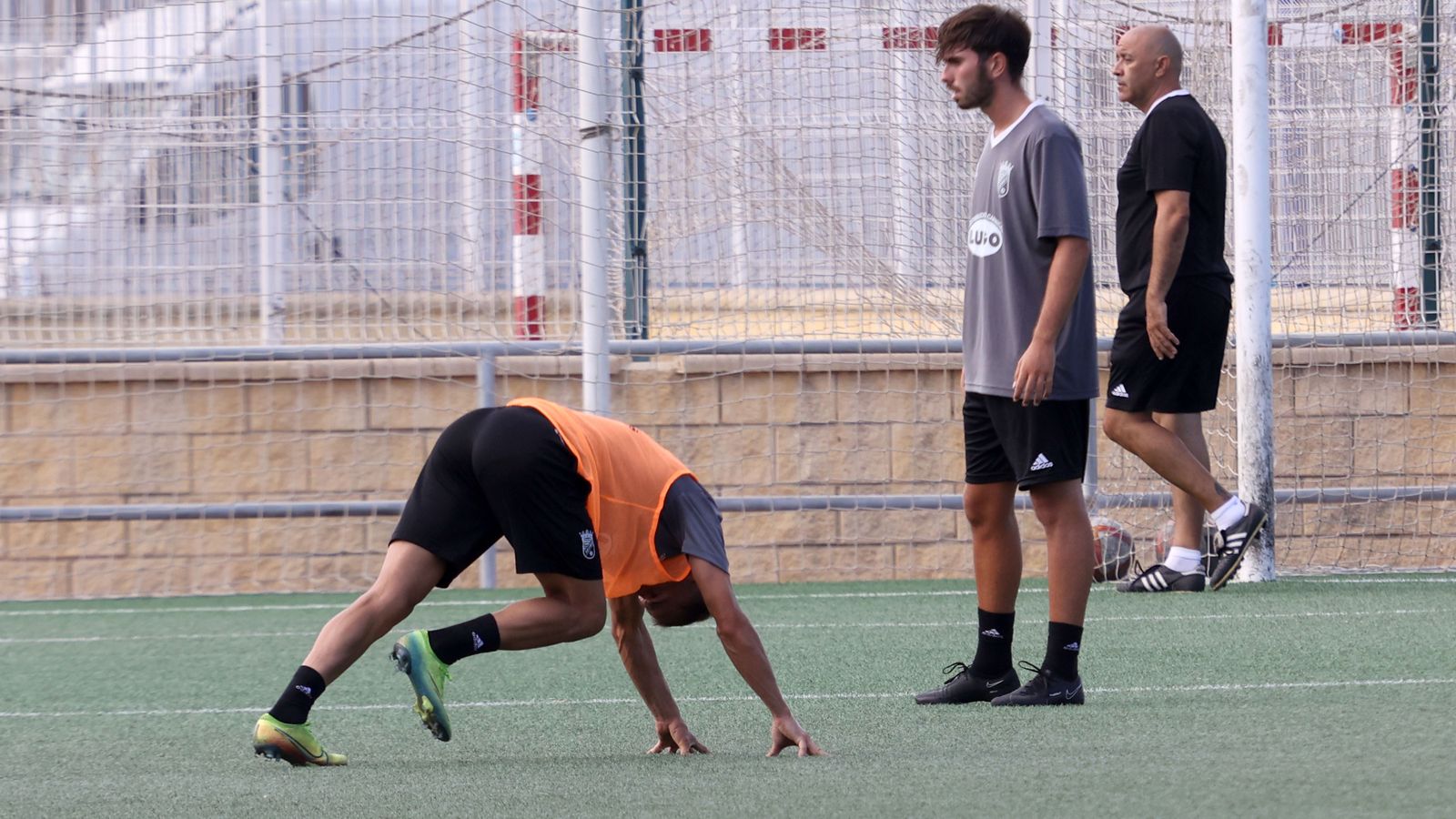 Entrenamiento del Xerez CD en la Granja