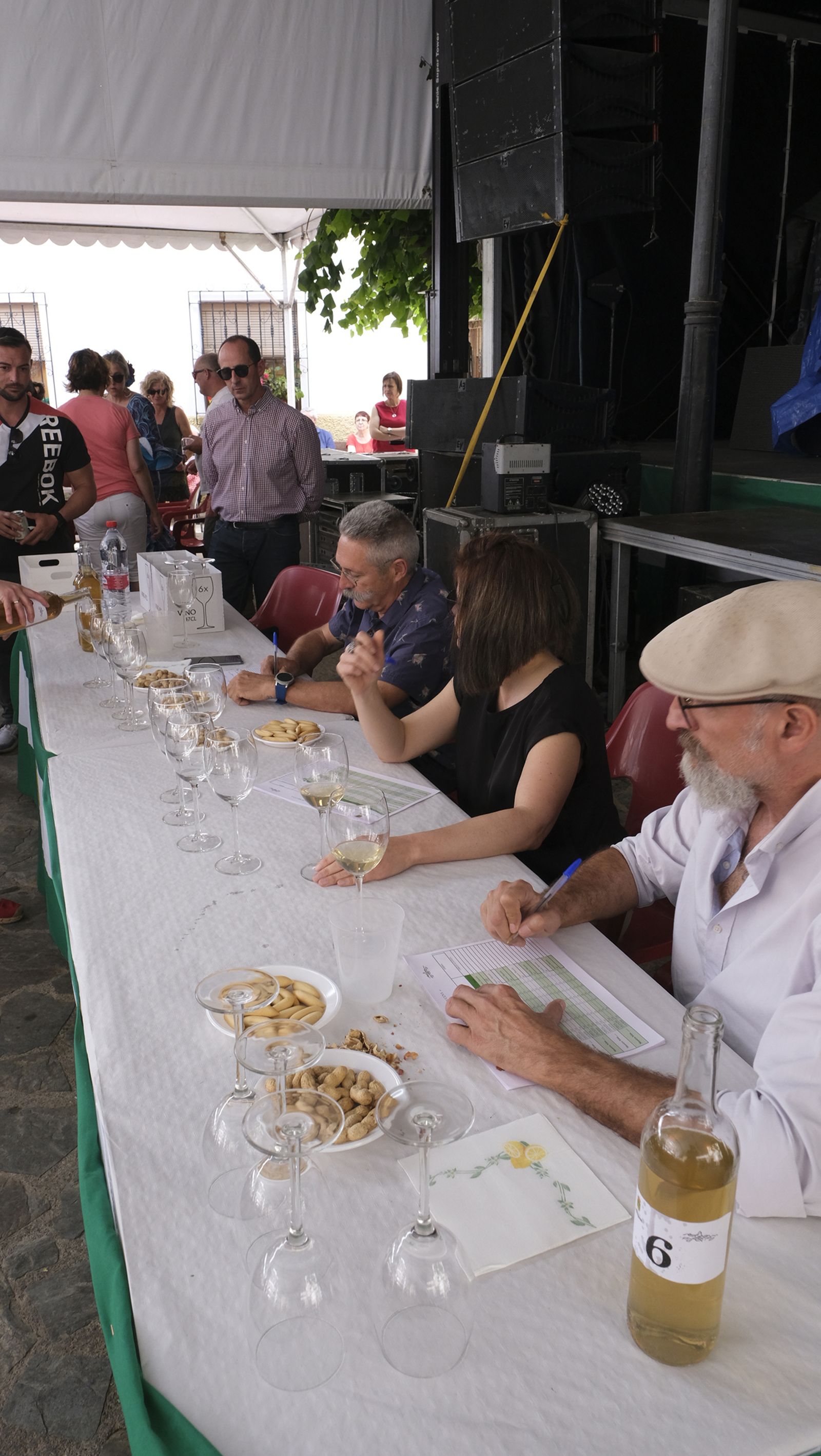 Imágenes del concurso de cata de vinos de las Fiestas de Abrucena 2022