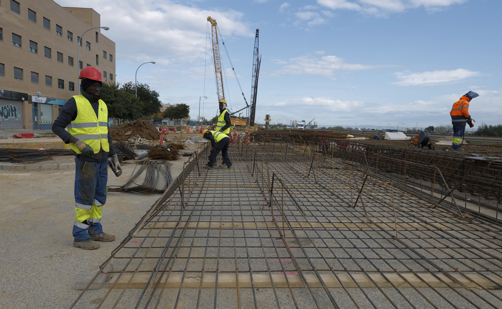 Los avances de la linea 3 del metro de Sevilla, en fotos